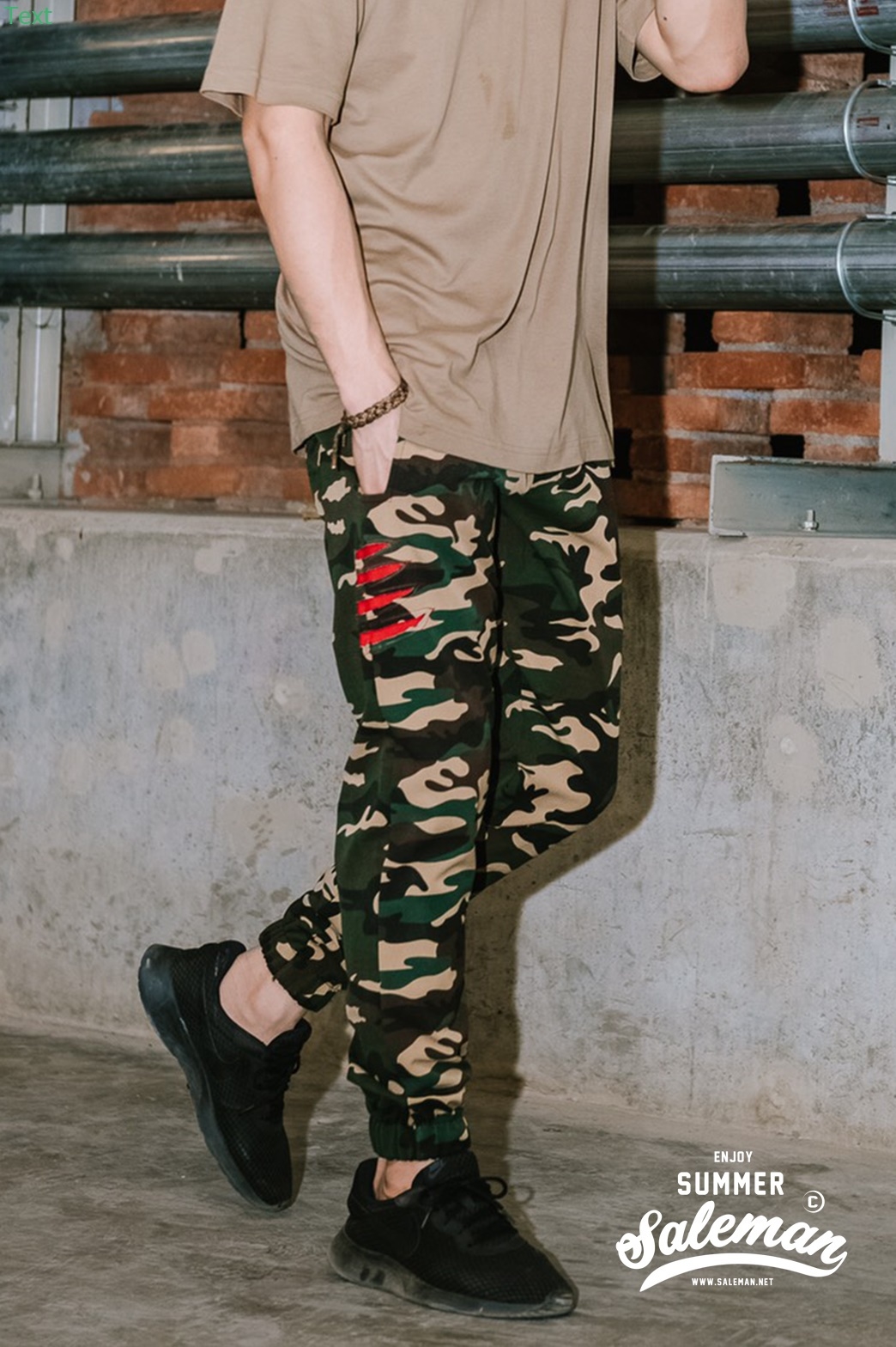 กางเกงขายาว พรีเมี่ยม ผ้า COTTON รหัส WT680 CLAW PANT สีทหารเขียว เล็บเสือดำ SUMMER SALE