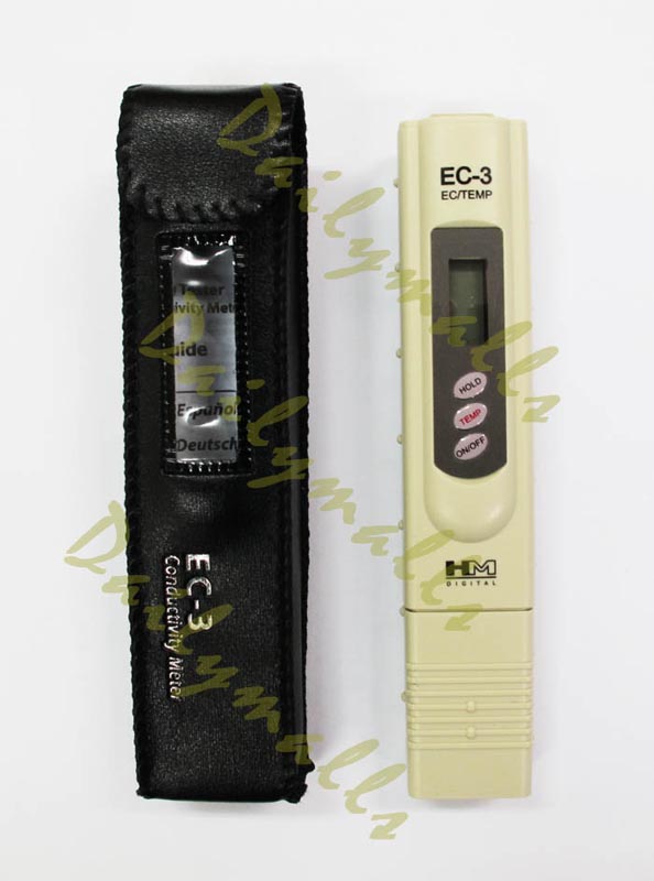 เครื่องวัดความเข้มข้นปุ๋ย เครื่องวัด EC, ไฮโดรโปนิกส์ (EC-3M: Electrical Conductivity Tester)