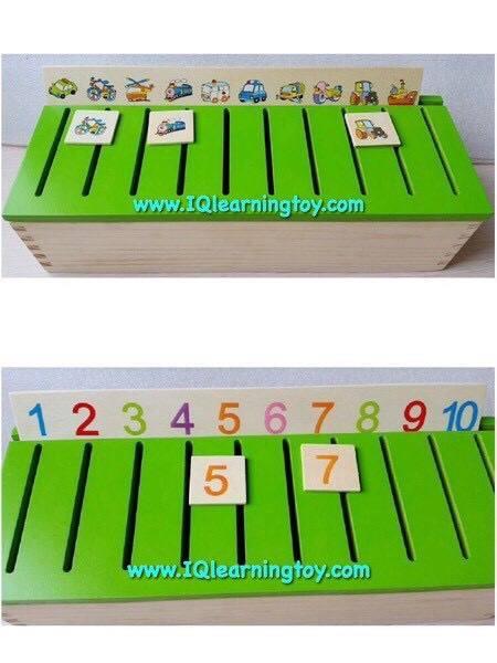 ของเล่นไม้-กล่องเกมรูปภาพและคำศัพท์ 8 แบบ เกมหยอดแผ่นภาพหรือแผ่นคำศัพท์ ให้ตรงกับภาพโจทย์ สอนคำศัพท์ภาษาอังกฤษหลากหลายหมวด รวม 80 คำศัพท์ ส่งฟรี