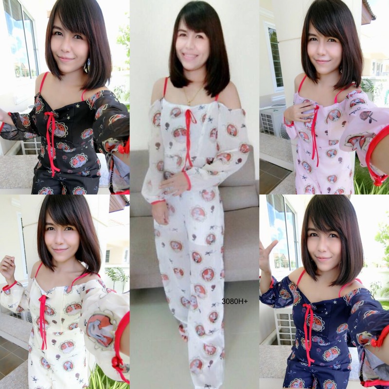 จั้มสูทขายาว Kayasis สายเดี่ยวสีแดง BorRichTa TW3080