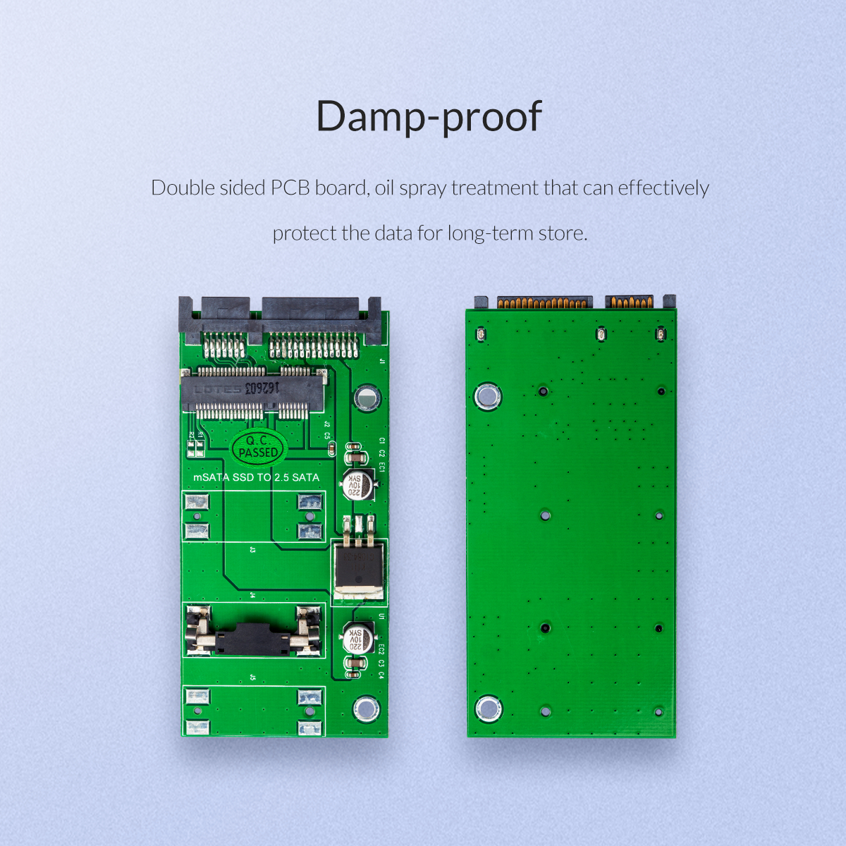 ORICO M.2 SATA NGFF TO mSATA S22PTMS-GR-BP