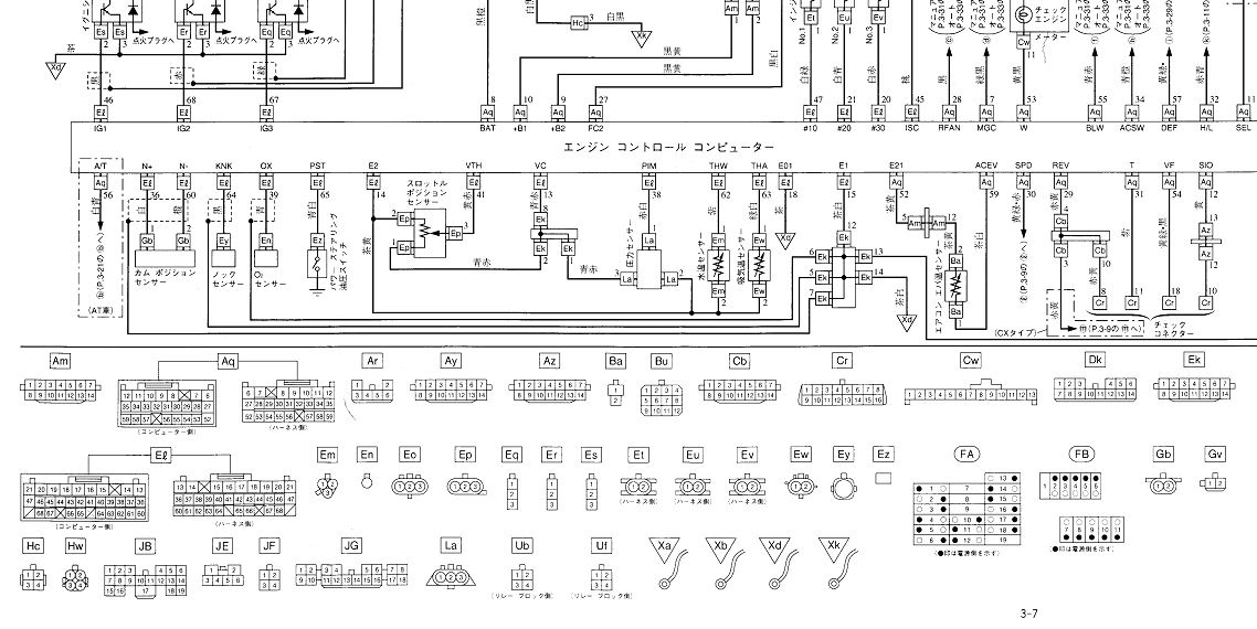 หนังสือวงจรไฟฟ้าไดฮันสุญี่ปุ่น วงจรไฟฟ้าเครื่องยนต์ EJ-DE WIRING DIAGRAM DAIHATSU STORIA M100S ,M110S