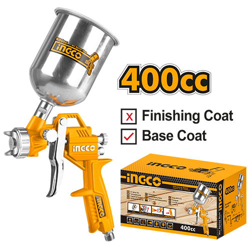 INGCO กาพ่นสี 400CC อิงโก้ ASG4041 (ใบ)