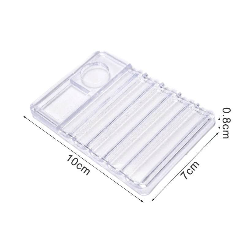 จานสี จานสีพลาสติก จานใส่สีอะคริลิค ที่วางพู่กัน สีใส