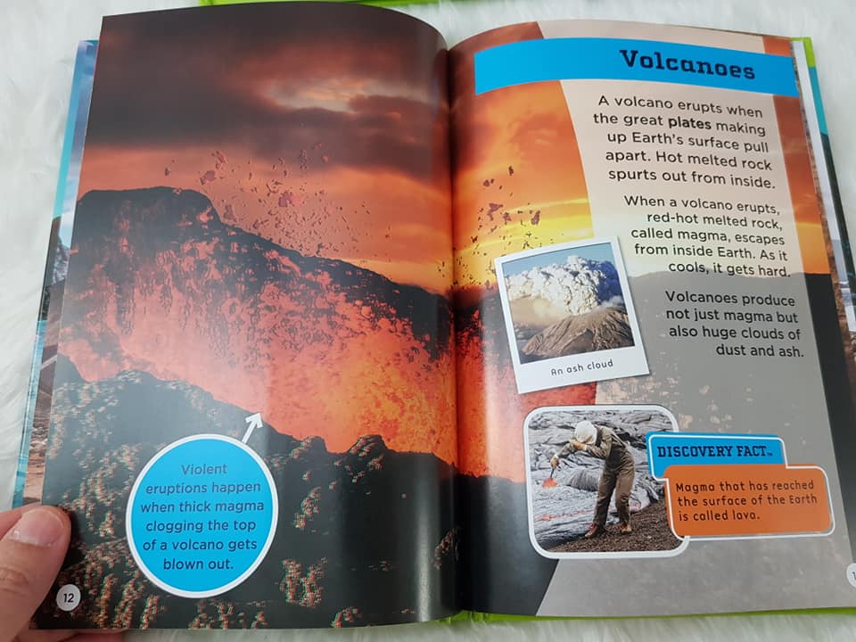DISCOVERY KIDS about Planet Earth 3D Readers หนังสือหัดอ่าน และได้ความรู้ มีของแถม3มิติ