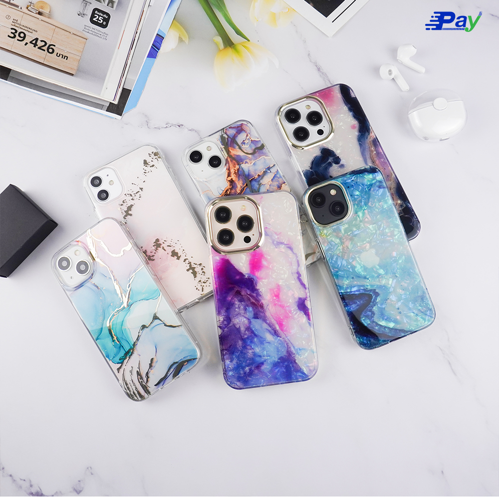 เคสโทรศัพท์ iPhone ลายหินอ่อน แบบอ่อน สำหรับ 14ProMax/14/11