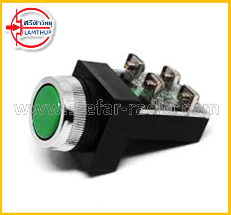 สวิตช์ปุ่มกด PUSH BUTTON TBF25 GREEN