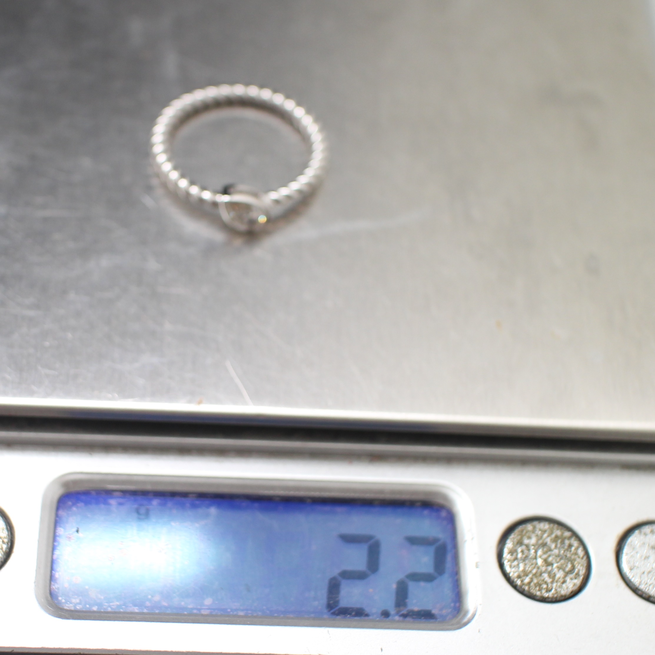 RG250207 แหวนเพชรหยดน้ำเม็ดเดี่ยว เพชรแท้ 0.30 กะรัต ทองแท้ 18k นน.รวม 2.1 กรัม ขนาดแหวน 52