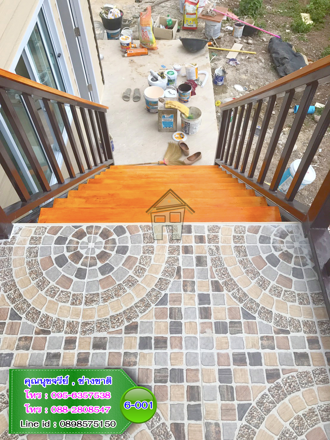 6-001 บ้านน็อคดาวน์ - บ้านหลังใหญ่ - ทรงจั่วมุกซ้อน