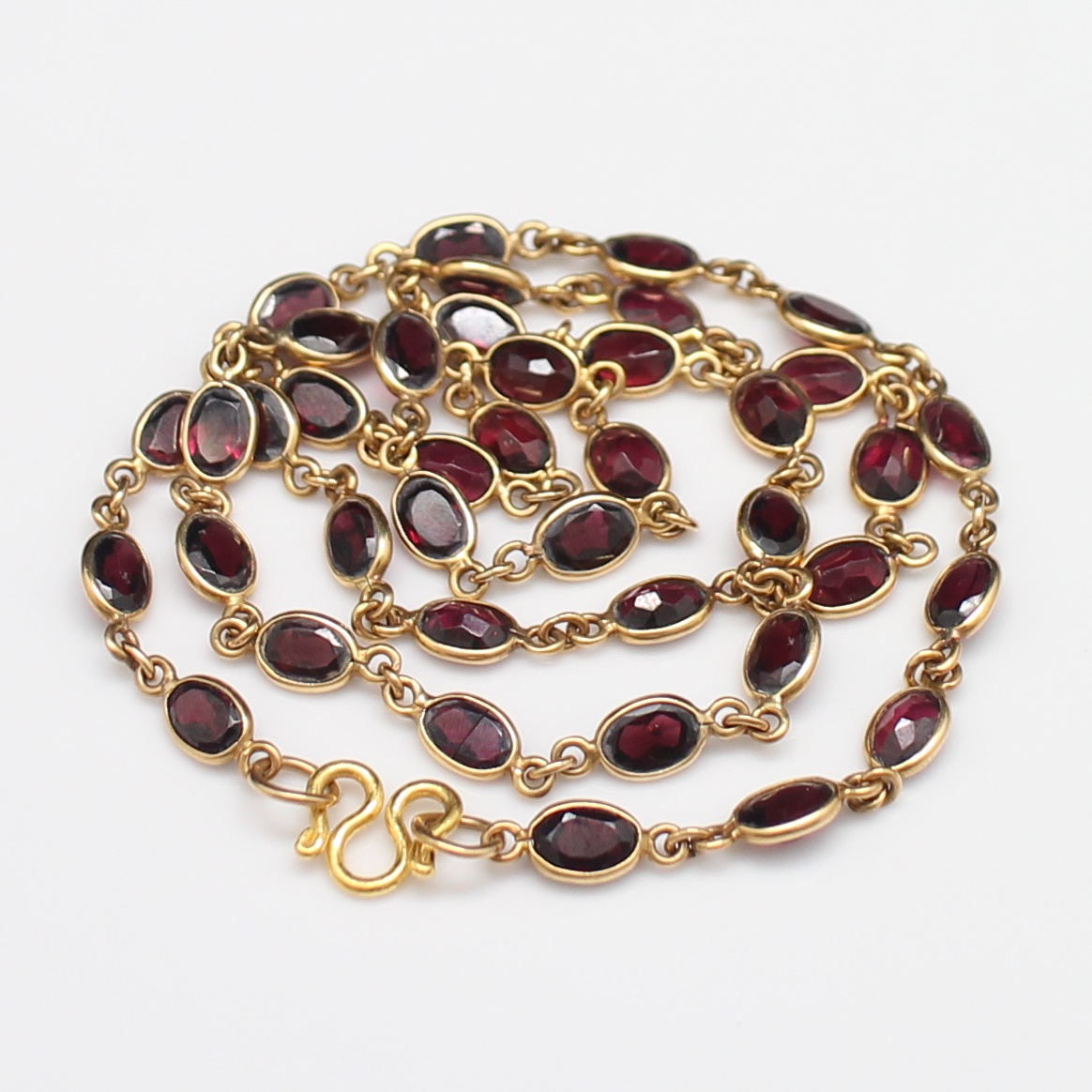 NL25013 สร้อยคอโกเมนรอบเส้น ทองแท้ 18k นน.รวม 20 กรัม ยาว 23 นิ้ว