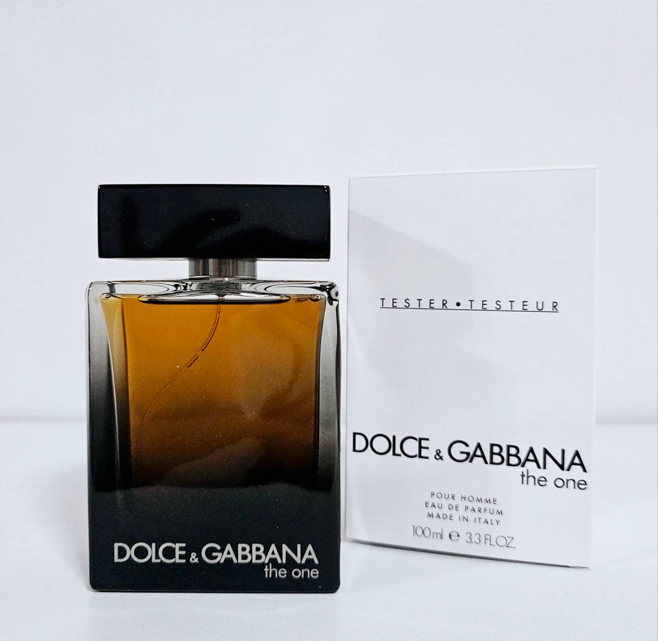 น้ำหอมแท้ D&G Dolce & Gabbana The One for Men Eau de Parfum 100 ml. กล่องขาว