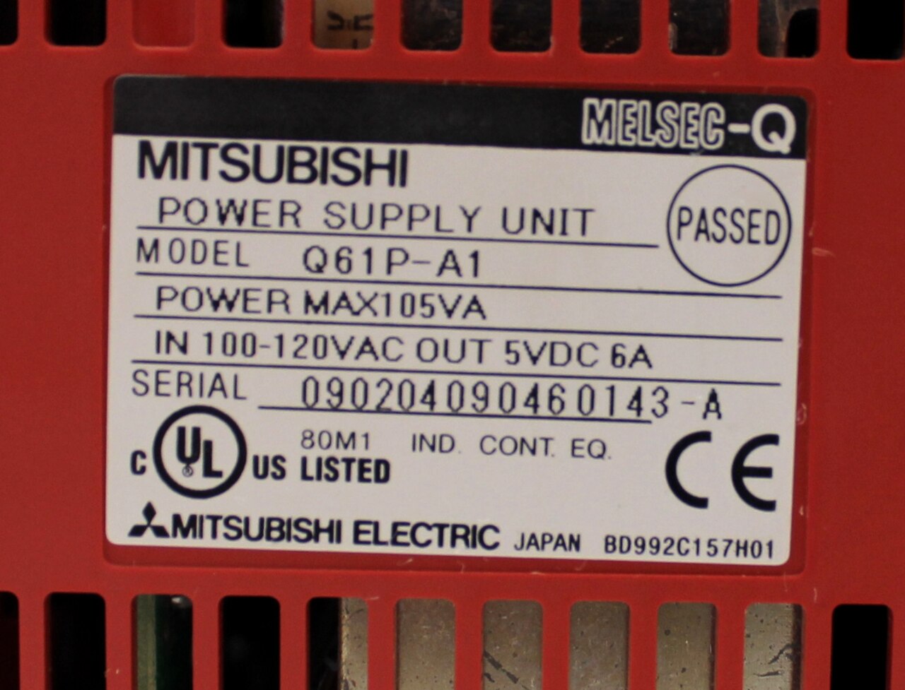 Q61 PLC Mitsubishi Power Supply