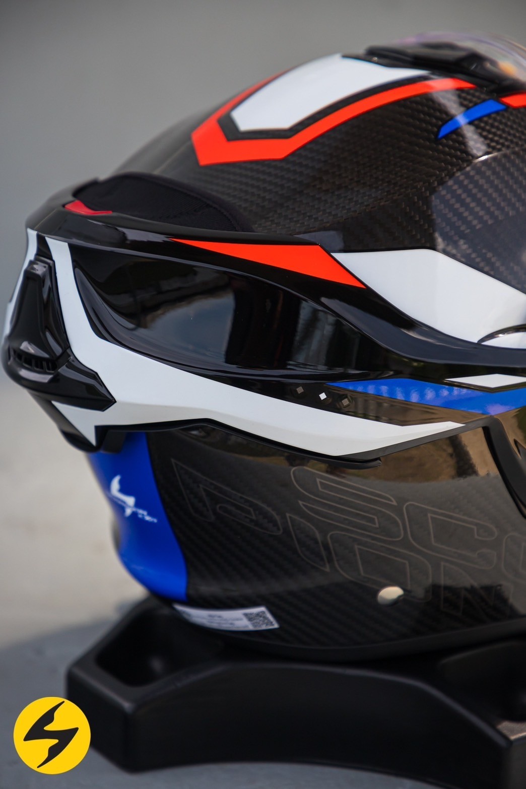 Scorpion EXO - รุ่น EXo Tech ลาย Rover Carbon Black/Blue/Red คาร์บอน Modular