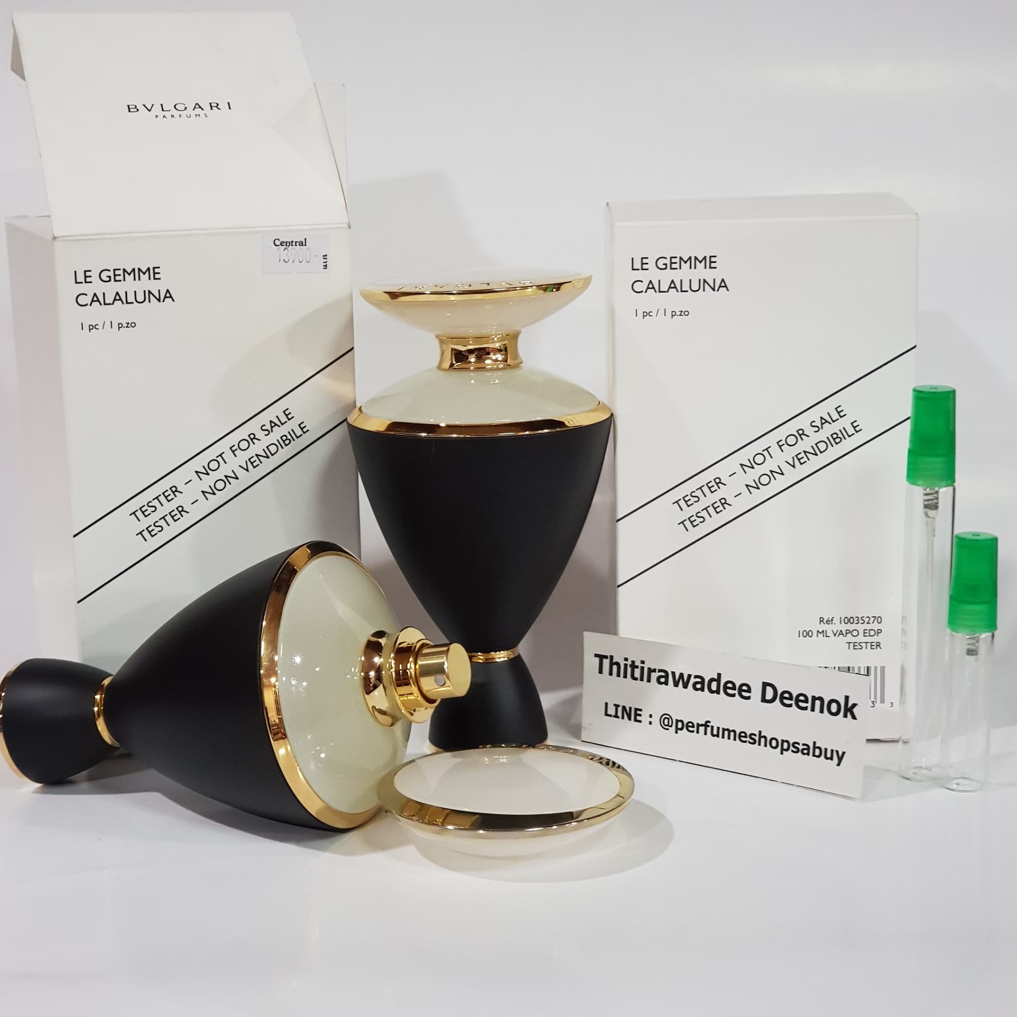 น้ำหอมแท้แบ่งขาย BVLGARI LE GEMME COLLECTION Calaluna ขาว 💦แบ่ง 💕Travel Size แบบทดลอง