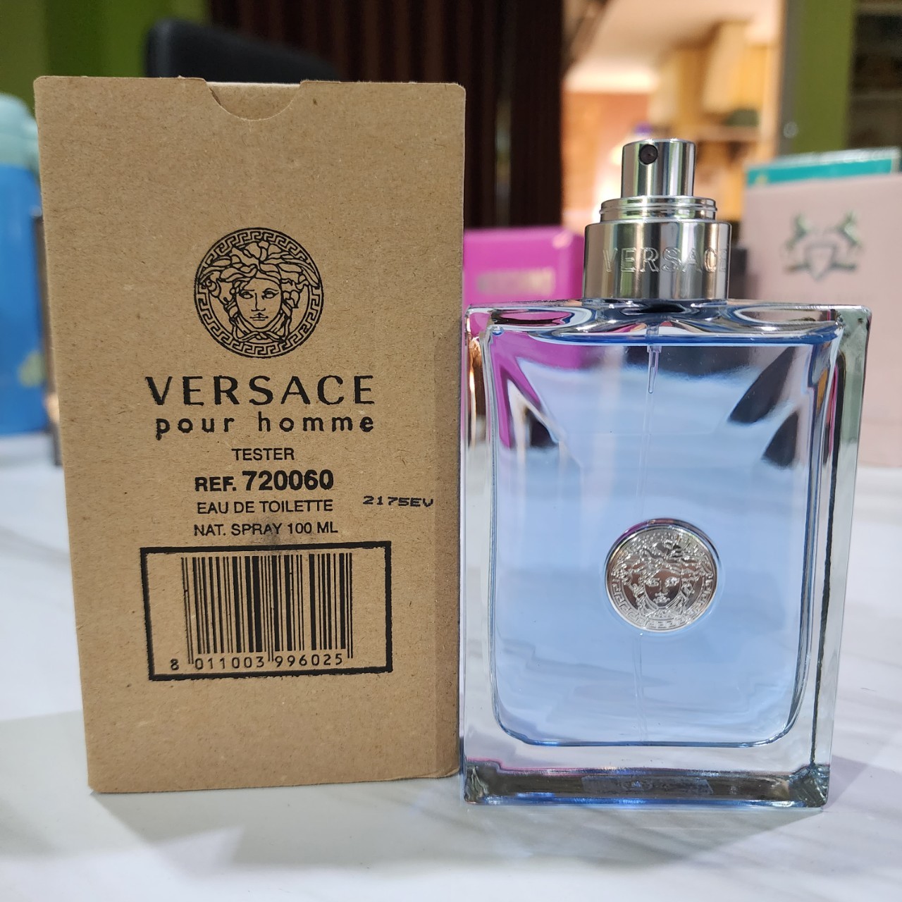 น้ำหอมแท้ Versace Pour Homme EDT 100ml กล่องเทส