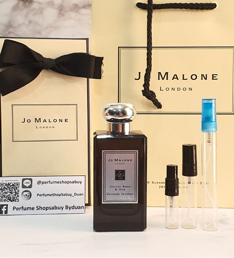 น้ำหอมแท้แบ่งขาย Jo malone Velvet Rose & Oud Cologne Intense 💕Travel Size #แบบทดลอง