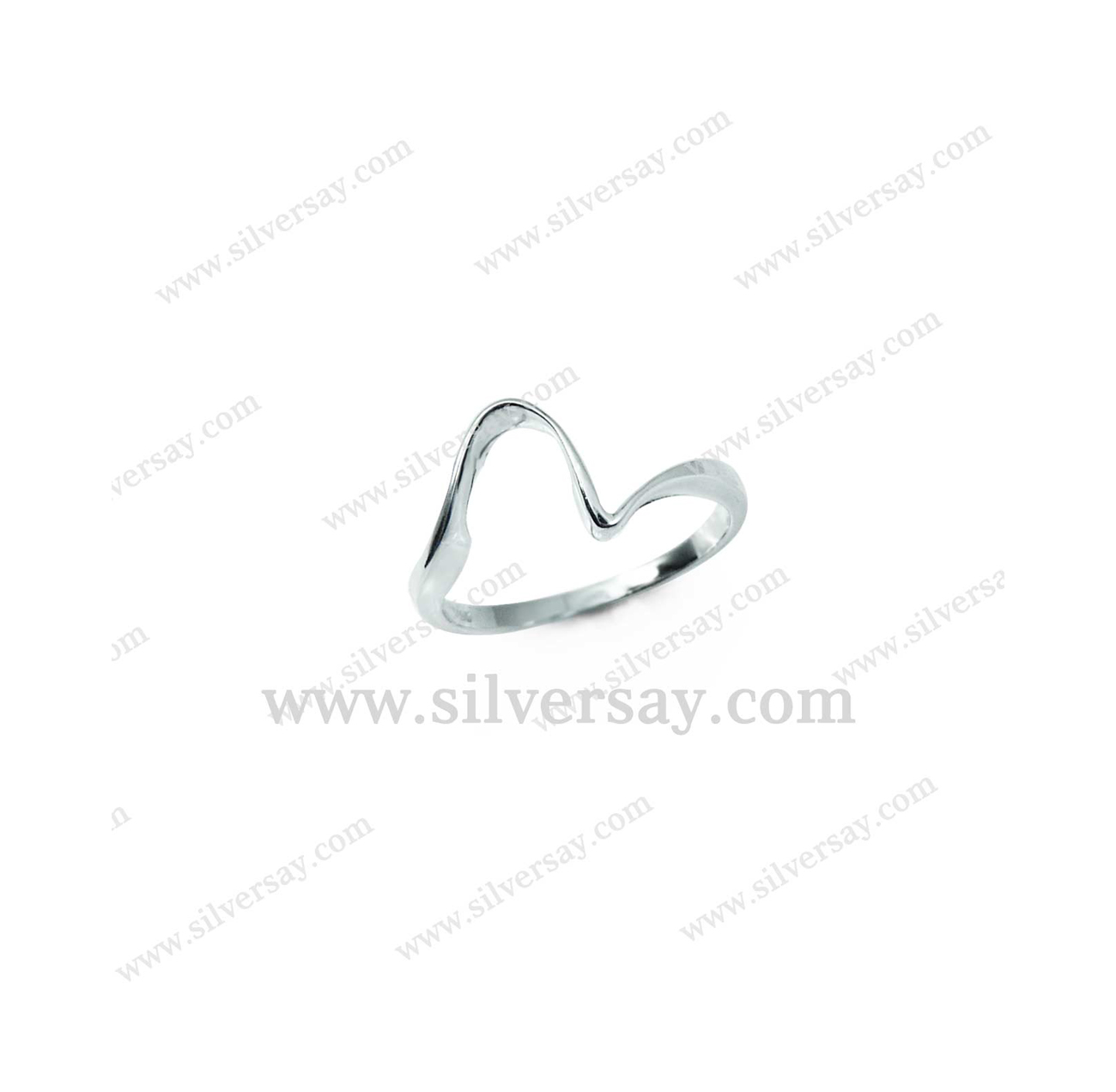 แหวนคลื่น Wave แหวนซิกแซ็ก Zigzag