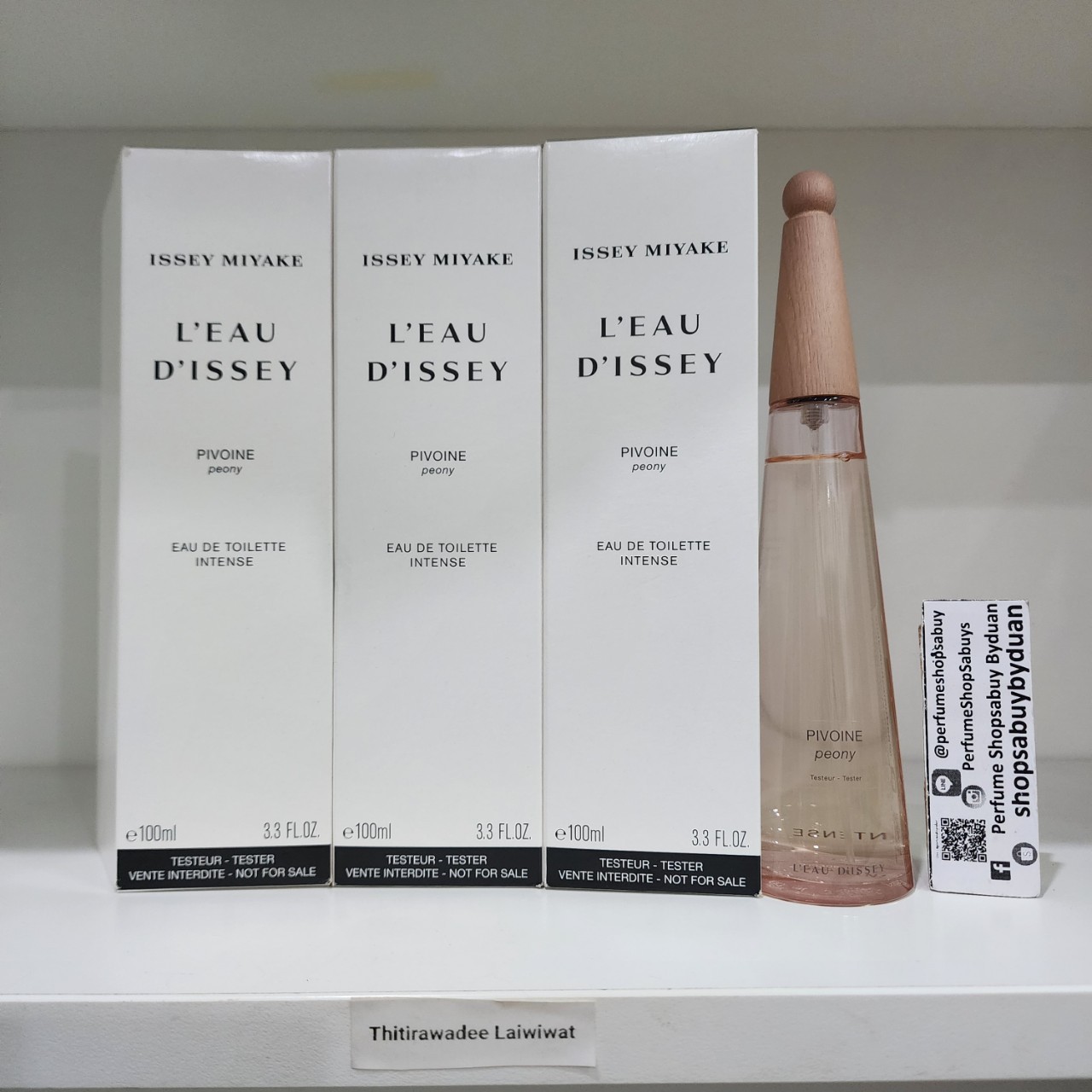 น้ำหอมแท้ Issey Miyake L'Eau D'Issey Pivoine Intense 100ml กล่องเทสเตอร์