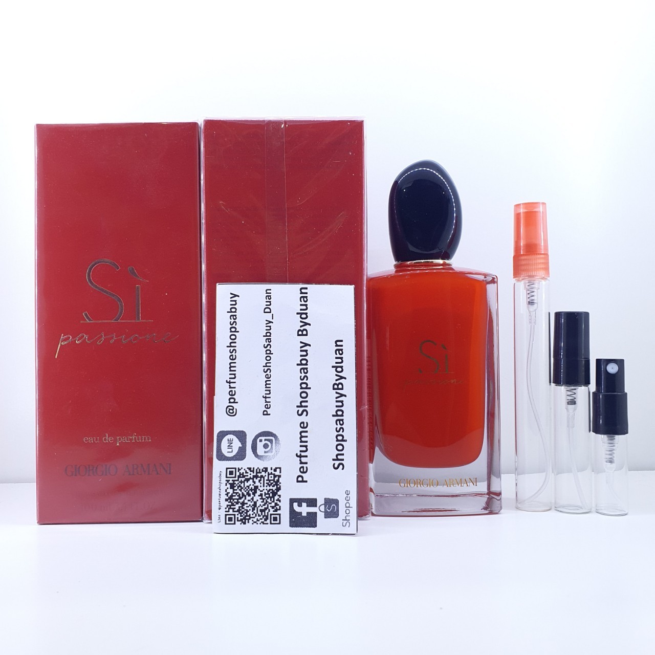 น้ำหอมแท้แบ่งขาย Giorgio Armani Si Passione EDP 💕Travel Size แบบทดลอง