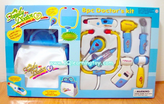 Doctor s Kit 9 pcs. (Blue) ของเล่นชุดคุณหมอ มาพร้อมอุปกรณ์แสนสนุก 8 ชิ้น (สีฟ้า) สร้างจินตนาการและแรงบันดาลใจแสนสนุกให้กับเด็กๆ ** จัดส่งฟรีค่ะ