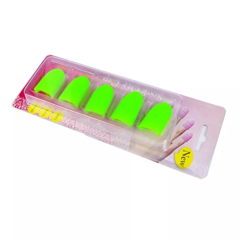 ปลอกซิลิโคนห่อเล็บ ใช้สวมนิ้วขณะแช่น้ำยา 1ชุด/5ชิ้น