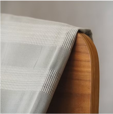 ผ้าไหม ลายลูกฟูก A+เนื้อหนา น้ำหนักดี หน้ากว้าง 132 ซม. สีเทา ตัดขายเป็นหลา รหัส CISP-CT-103150