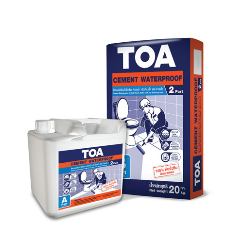 TOA Cement water Proof 2 Part ซีเมนต์กันซึม ผสม 2 ส่วน (A+B) ทีโอเอ
