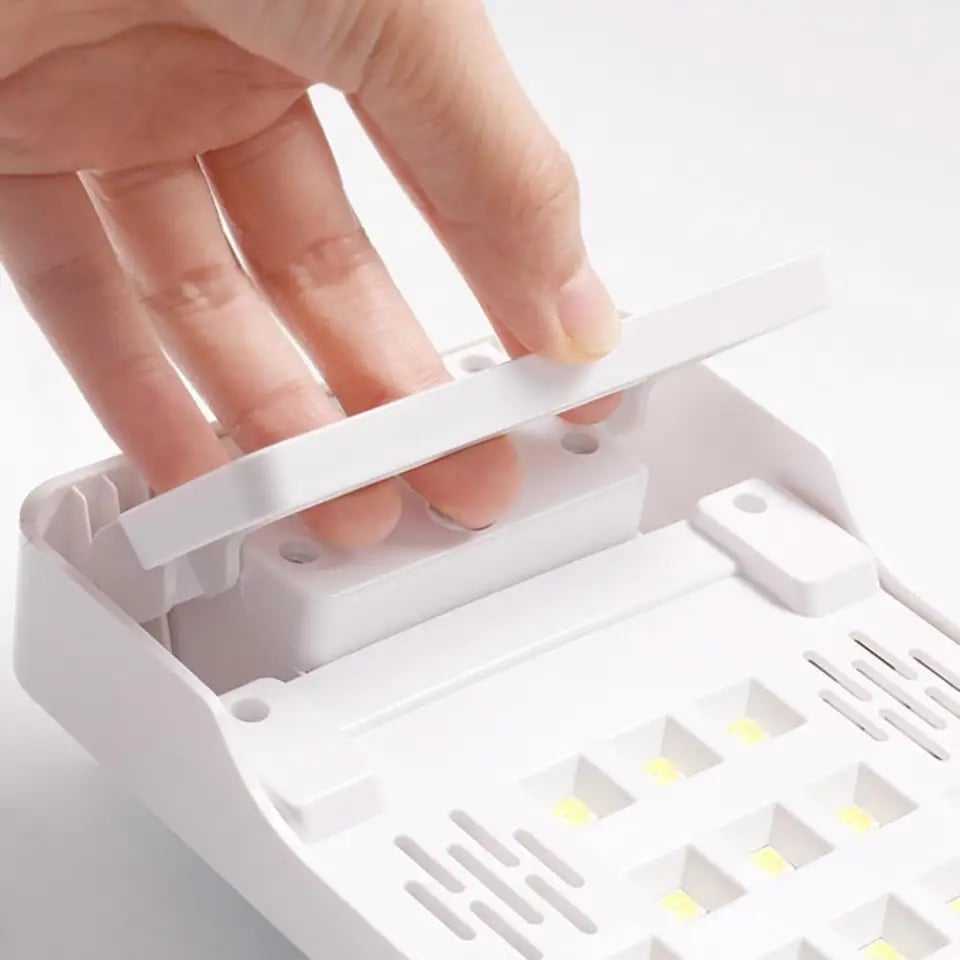 เครื่องอบเล็บเจล UV/LED แบบมีหมอนรองมือในตัว 72w
