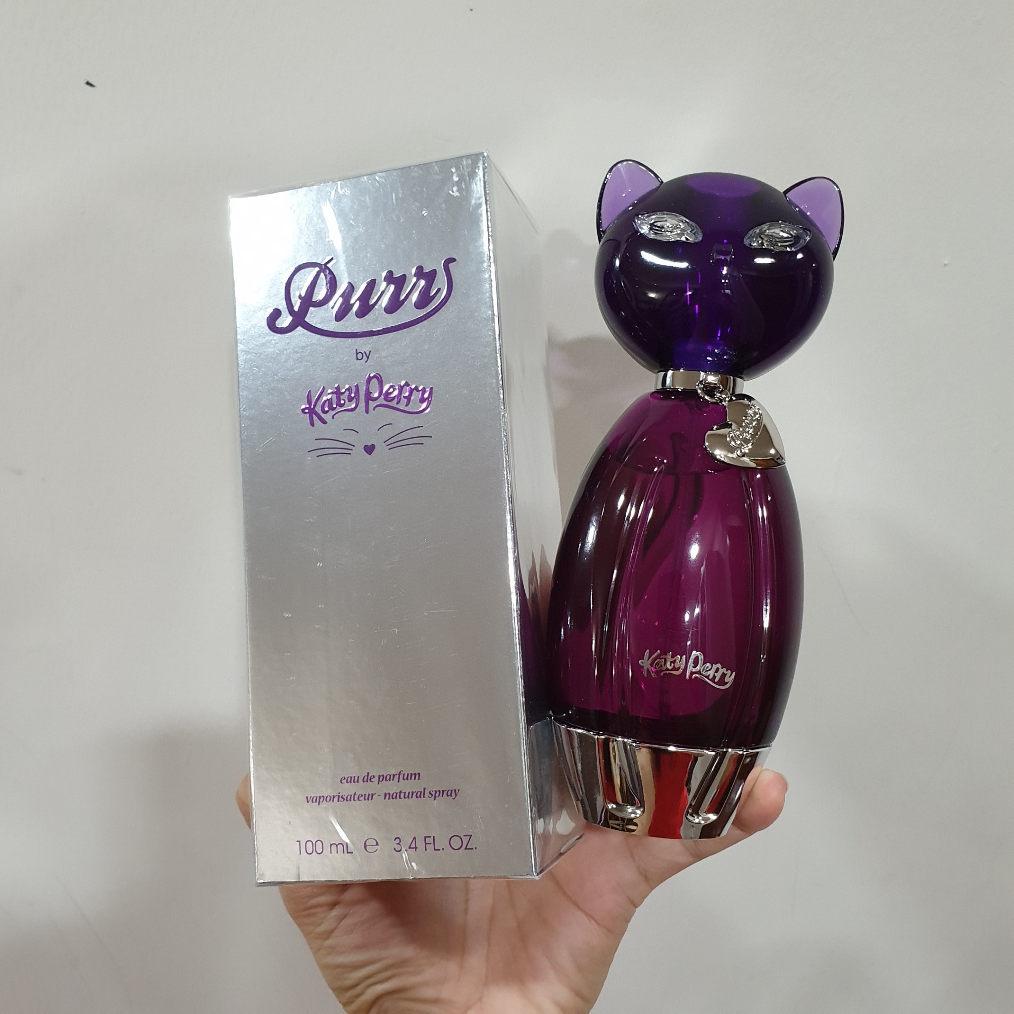 น้ำหอมแท้ Katy Perry Purr EDP 100ml กล่องซีล แมวม่วง