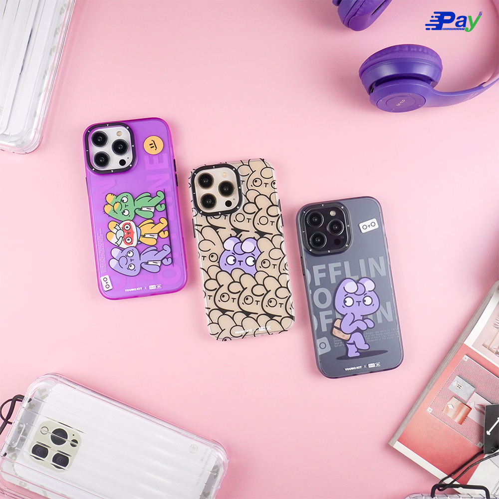 เคสโทรศัพท์ iPhone YOUNGKIT X OFFLINE TO OFFLINE สำหรับ 14ProMax/14Pro/14/13ProMax/13Pro