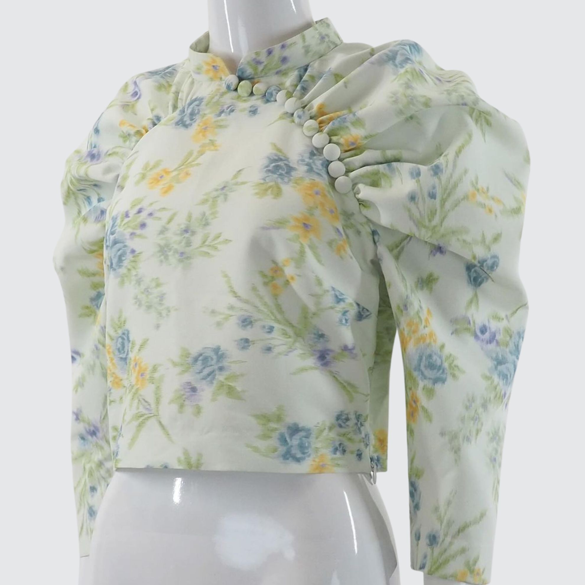 เสื้อแขนยาว ตัดเย็บจากไหมพิมพ์ลาย ไหมแท้ 100% | ตัดเย็บตามรูปร่าง | เลือกผ้า ส่งไซส์ได้