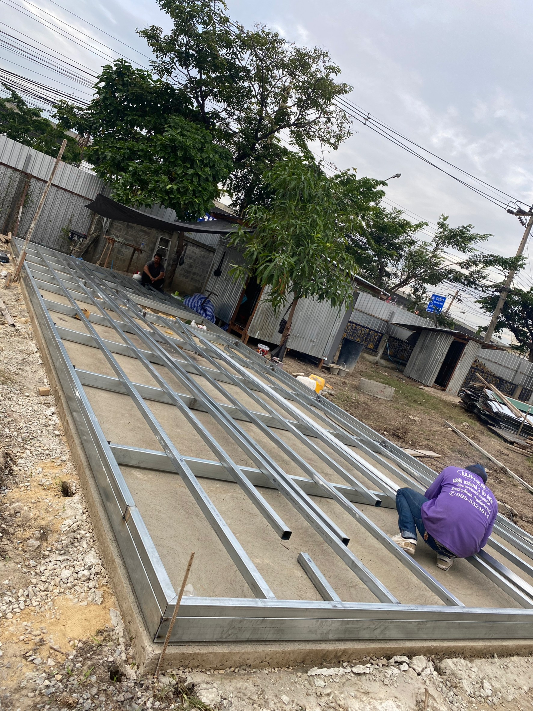 ออฟฟิศสำเร็จรูป ไซต์ออฟฟิศ ขนาด 3.60x12.36 เมตร บางพลัด