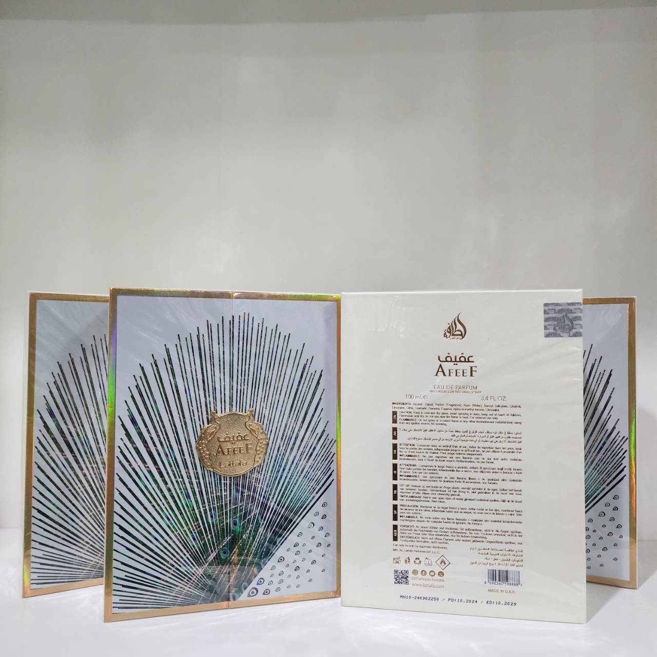 น้ำหอมแท้ Afeef Lattafa Perfumes for women and men 100ml กล่องซีล คล้าย TF Bitter Peach