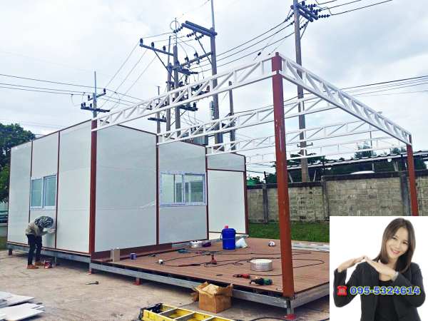 ออฟฟิศสำเร็จรูป บ้านสำเร็จรูป 5.40x10.40เมตร