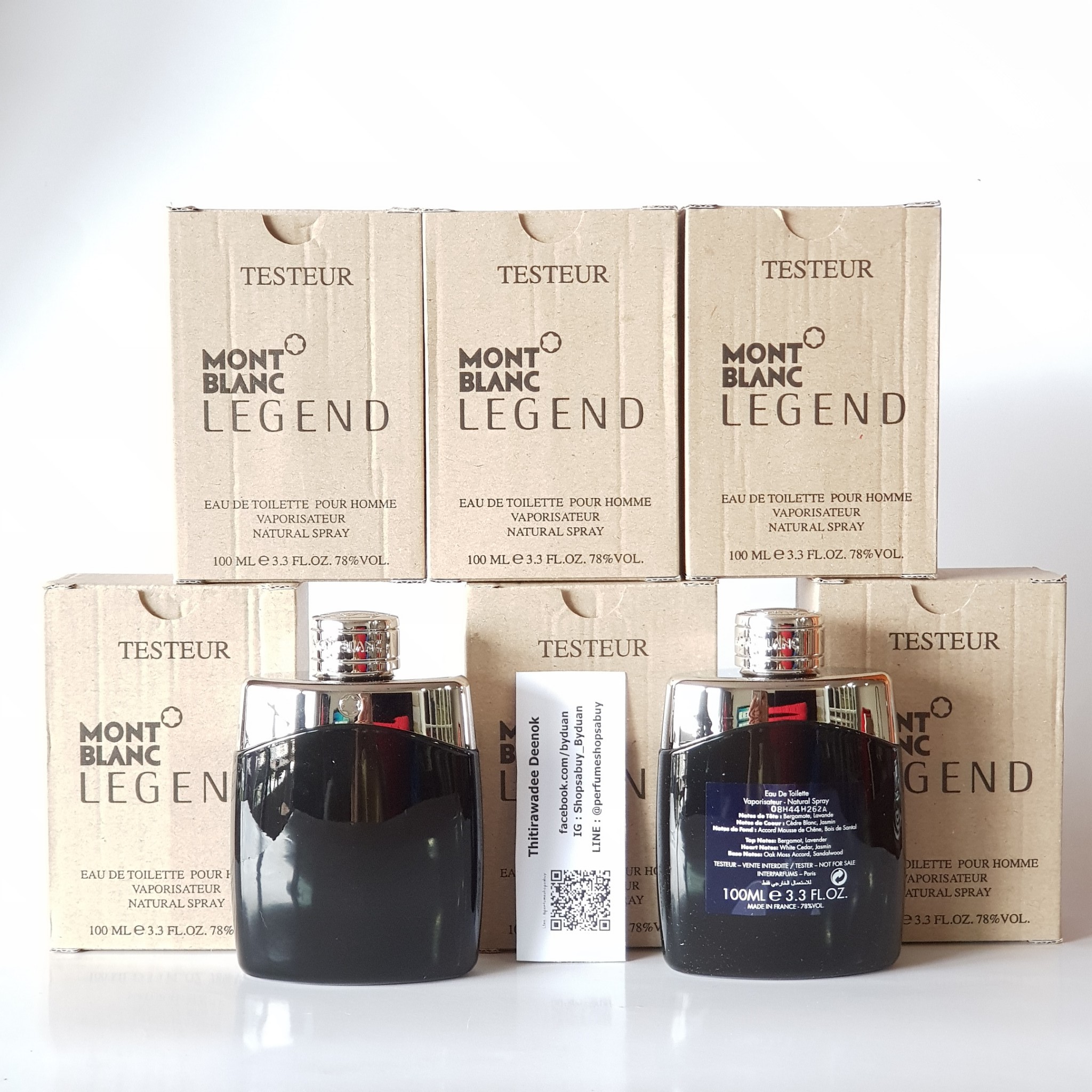 น้ำหอมแท้ MontBlanc Legend for Men EDT 100ml กล่องเทสตอร์