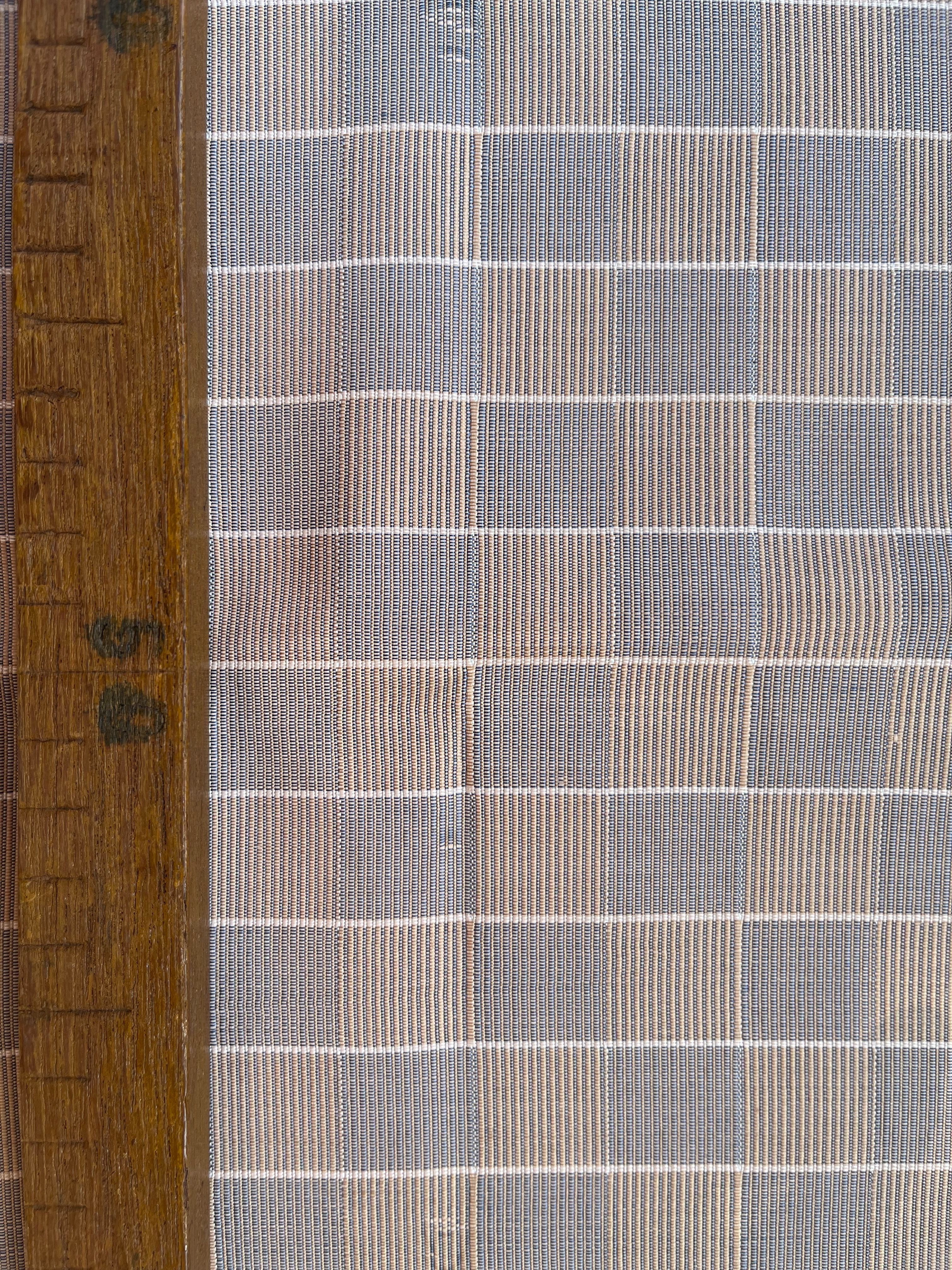 ผ้าไหมลายเกล็ดเต่า ไหมแท้ สีน้ำตาล ขายตามความยาวหลา รหัส R1D-76-0129681