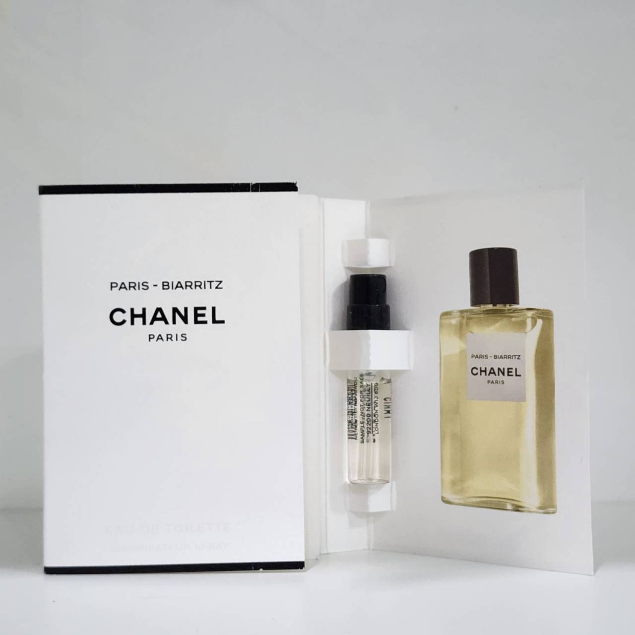 น้ำหอมไวออลหลอดทดลอง Chanel Les Eaux De Biarritz ปริมาณ 1.5ml Spray Sample Vial ขนาดทดลองแบบ VIAL