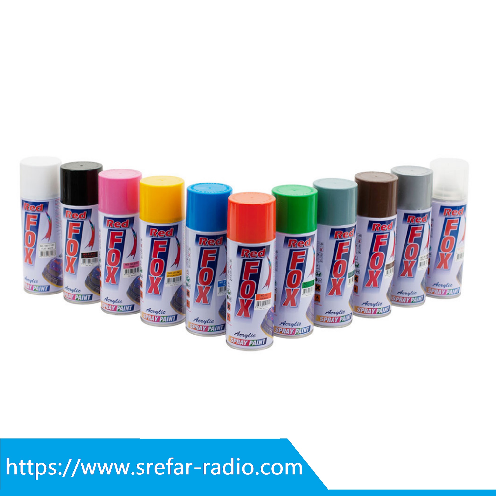 สีสเปรย์ RedFOX 400ml