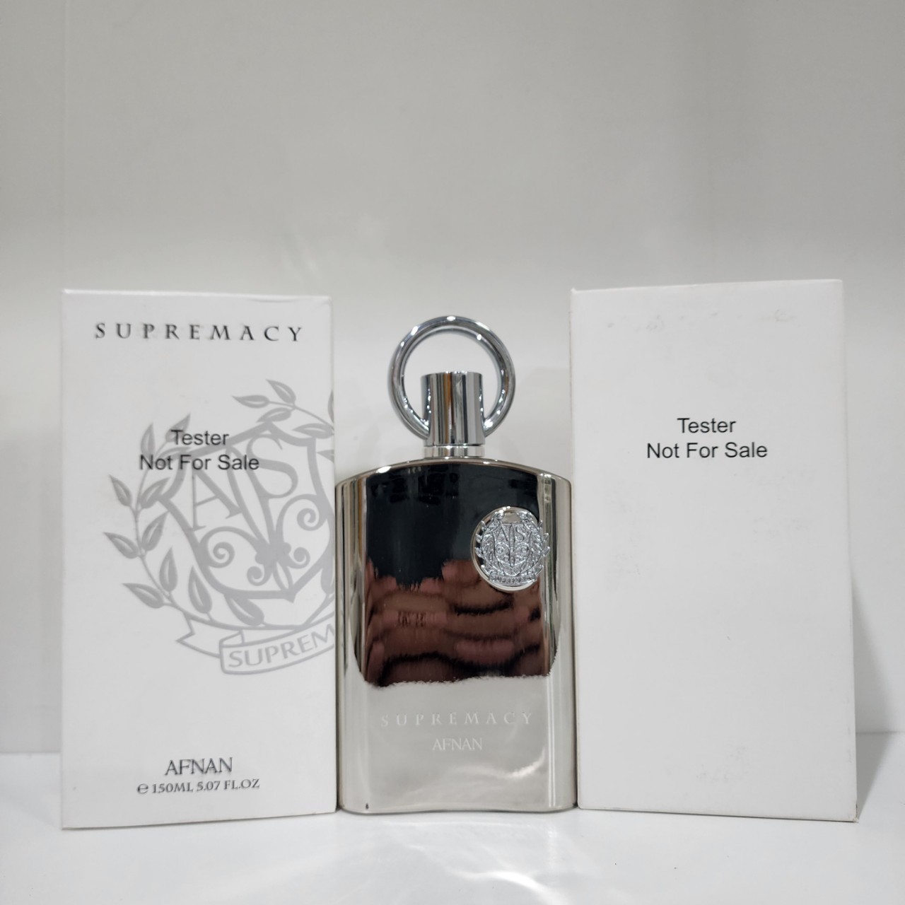 น้ำหอมแท้ Afnan Supremacy Silver Perfumes for men 150ml กล่องเทสเตอร์ โคลนนิ่งกลิ่น Creed Aventus มาเลยจ้า)