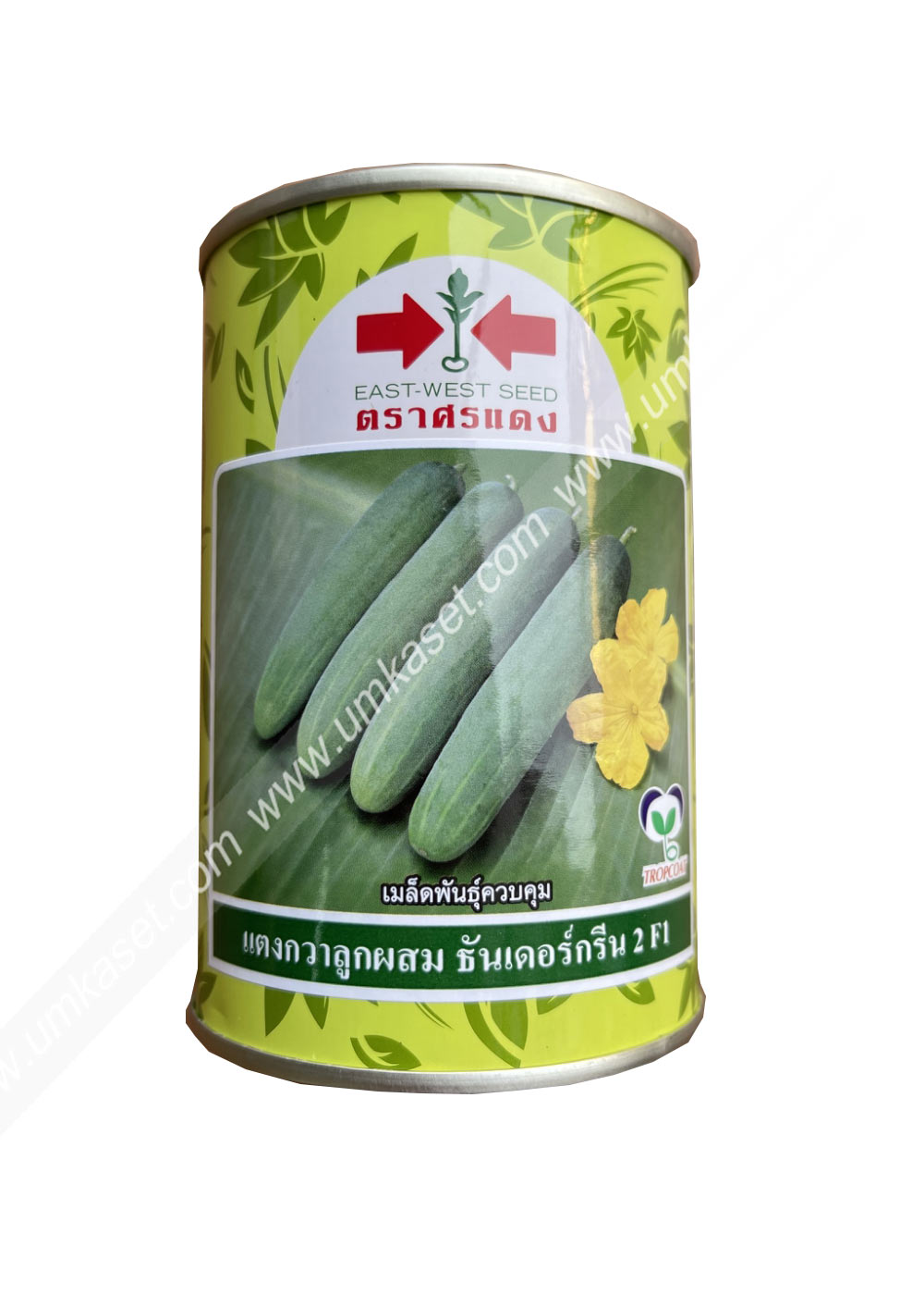 แตงกวา ธันเดอร์กรีน2 ตราศรแดง 50 , 100 กรัม