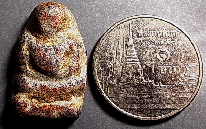 พระกรุสังกัจจายน์ สนิมแดง ขนาดห้อยบูชา