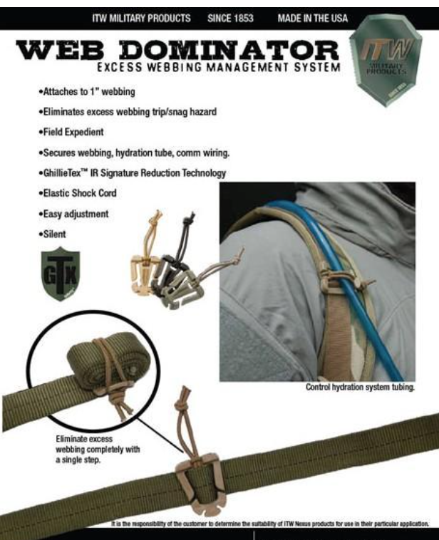 web dominator ของค่าย edc gear