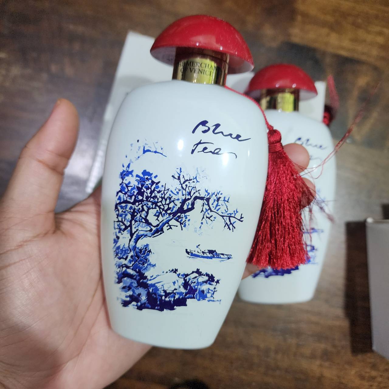 น้ำหอมแท้ The Merchant Of Venice Blue Tea 100ml กล่องทสเตอร์