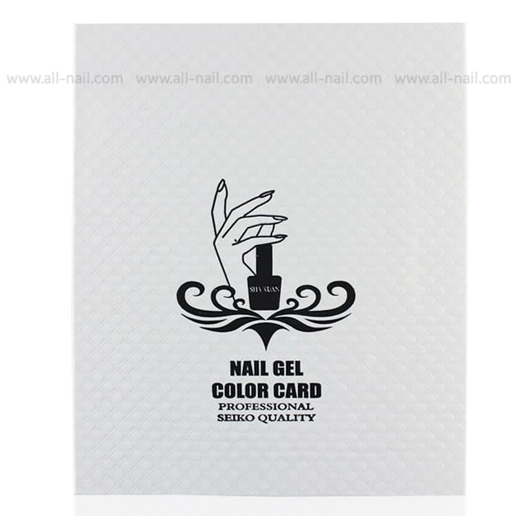 สมุดชาร์ตโชว์เล็บ ฝาล็อคแม่เหล็ก 120ช่อง