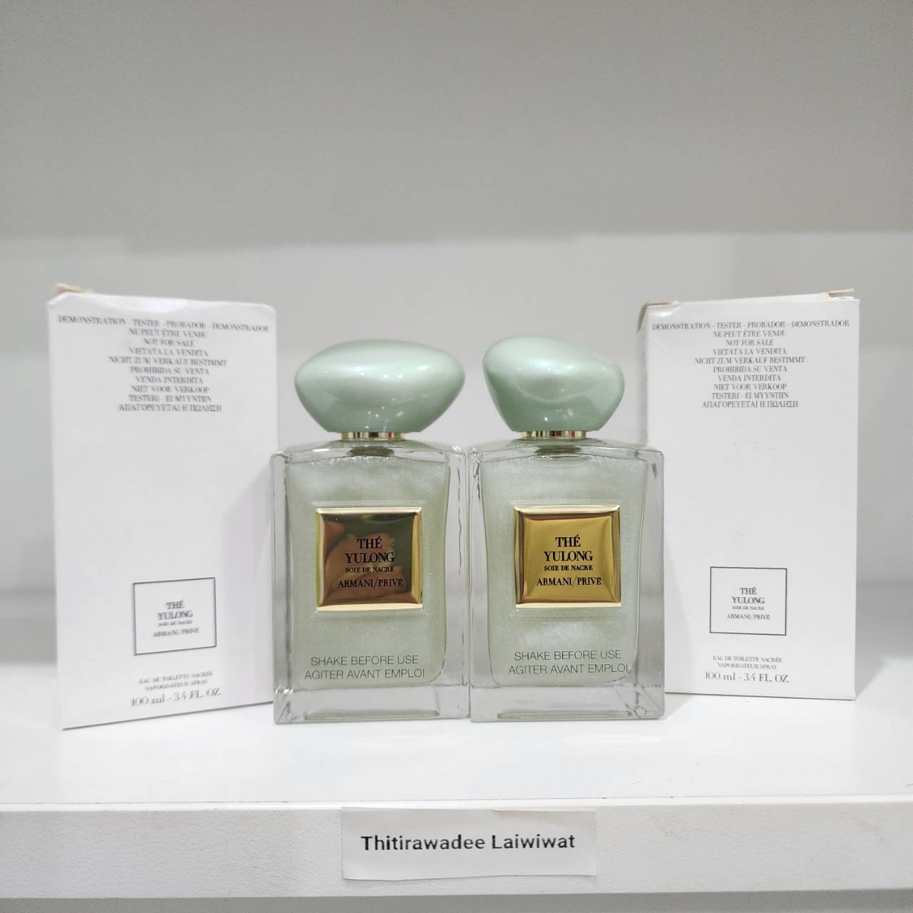 น่้ำหอมแท้ Giorgio Armani Prive The Yulong Soie De Nacre Edt 100ml กล่องเทสเตอร์ กล่องมีจุดเหลือไม่มีผลกับน้ำหอม