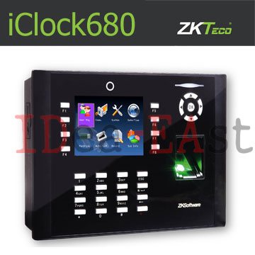 เครื่องสแกนลายนิ้วมือ บันทึกเวลาทำงาน ZKT iClock680