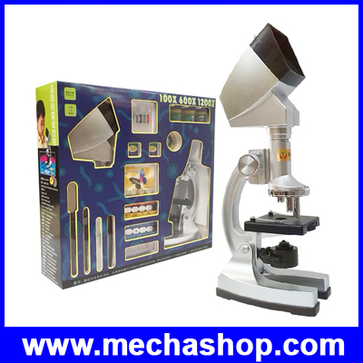 กล้องจุลทรรศน์ กล้องไมโครสโคป พร้อมอุปกรณ์ 100x 600x 1200x Hagen 1200 child biological microscope