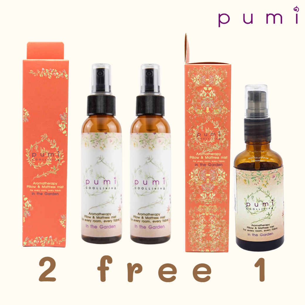 2Free1 pumi Allergy Pillow & Mattress Mist in the garden 120ml.
