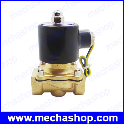 โซลินอยด์วาล์ว ปิดเปิดน้ำ เปิดปิดแก๊ซ ปิดเปิดน้ำมัน 3/4" 12V DC Electric Solenoid Valve 142 PSI Water Gas