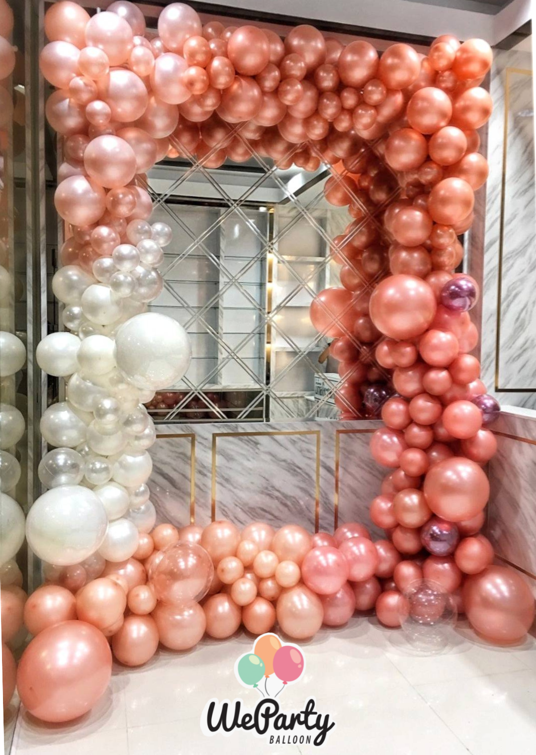 กรอบลูกโป่งออร์แกนิค Organic Balloon Frame(สั่งล่วงหน้า5-7วัน)(สนใจสั่งซื้อผ่าน Line: @weparty)
